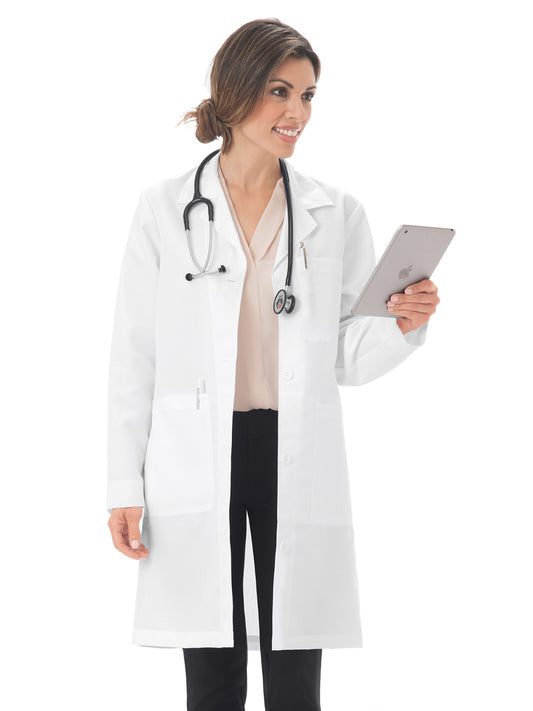 Women's Five-Pocket 37" Full-Length Long Lab Coat