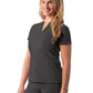 Women's Notched V-Neck Top