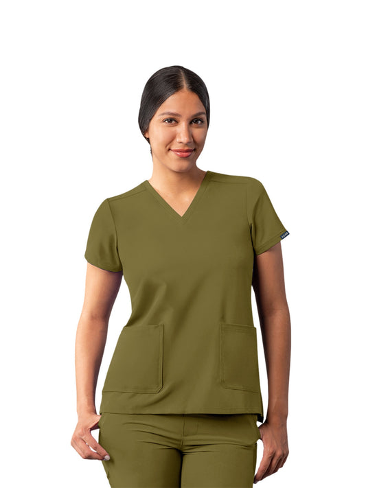 Women's Multi-Pocket V-Neck Top