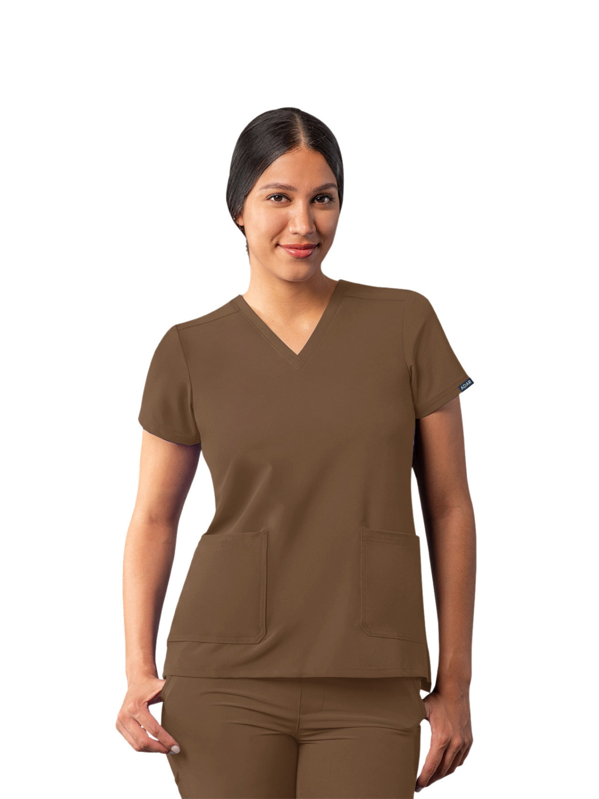 Women's Multi-Pocket V-Neck Top