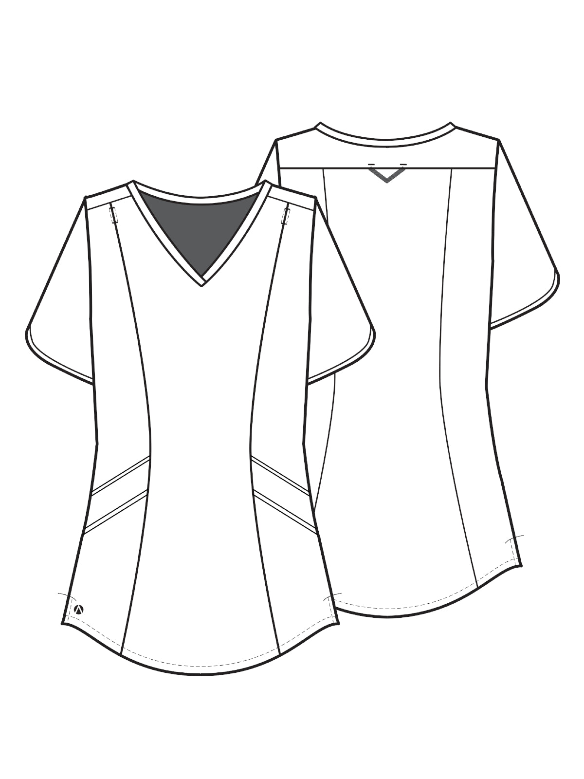 Women's V-Neck Top