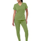 Women's Modern Athletic Jogger Scrub Set