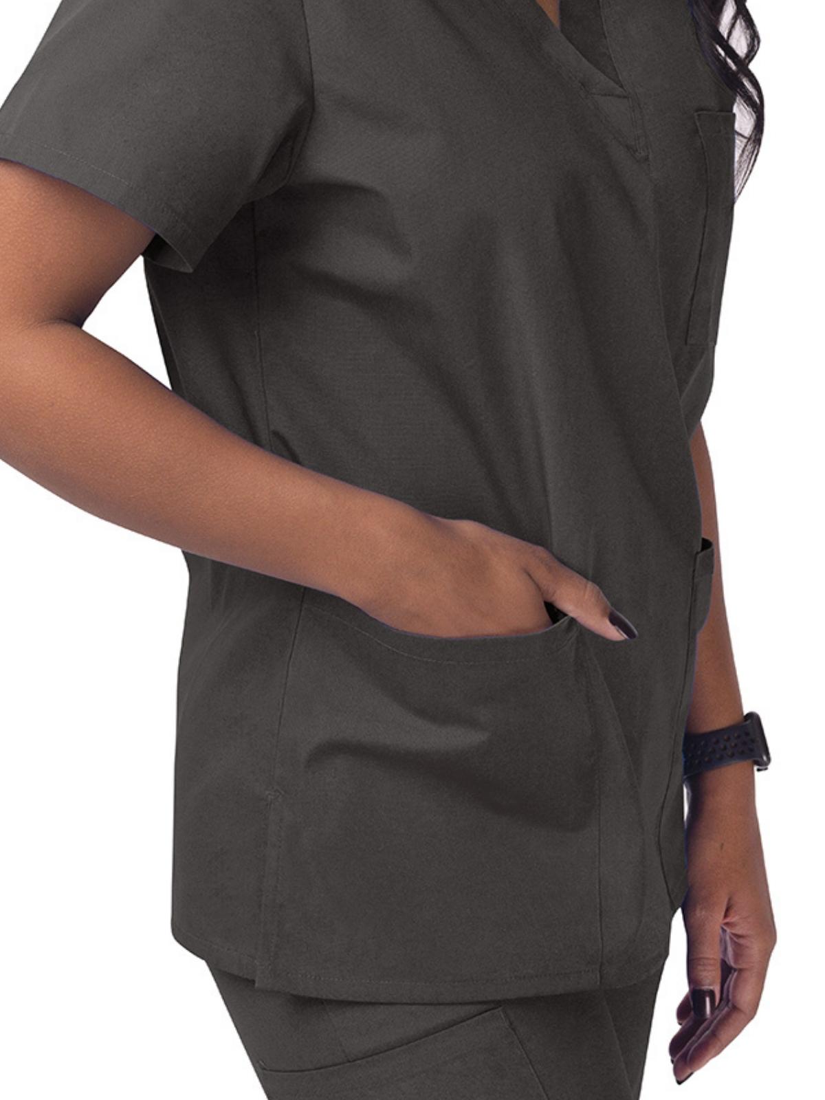 Unisex V-Neck 3 Pocket Top