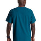 Men's V-Neck Zip Pockets Amplify Scrub Top