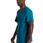 Men's V-Neck Zip Pockets Amplify Scrub Top