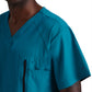 Men's V-Neck Zip Pockets Amplify Scrub Top