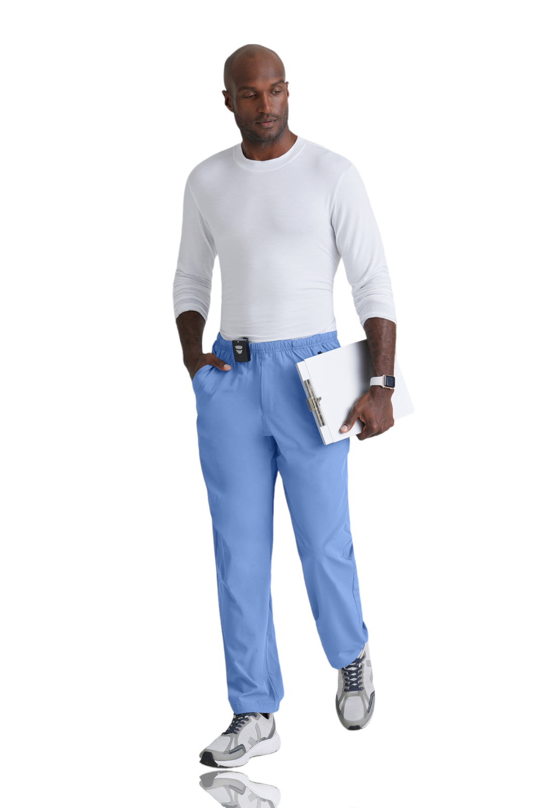 Men's 7 Pockets 4-Way Stretch Fabric Amplify Scrub Pant