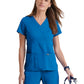 Women's Mock Wrap Riley Scrub Top