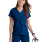 Women's Mock Wrap Riley Scrub Top