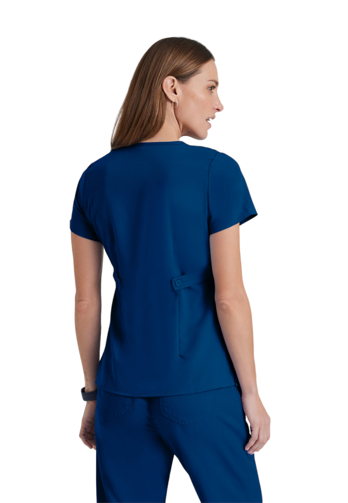 Women's Mock Wrap Riley Scrub Top