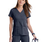 Women's Mock Wrap Riley Scrub Top