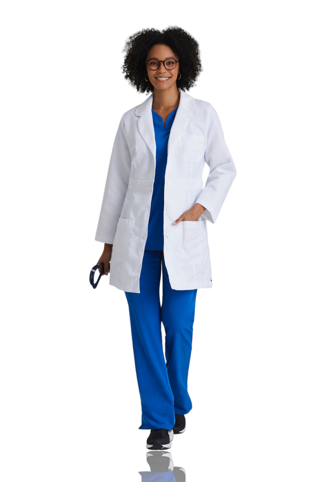 Women's Three-Pocket Princess Seam 34" Lily Lab Coat