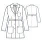 Women's Three-Pocket Princess Seam 34" Lily Lab Coat