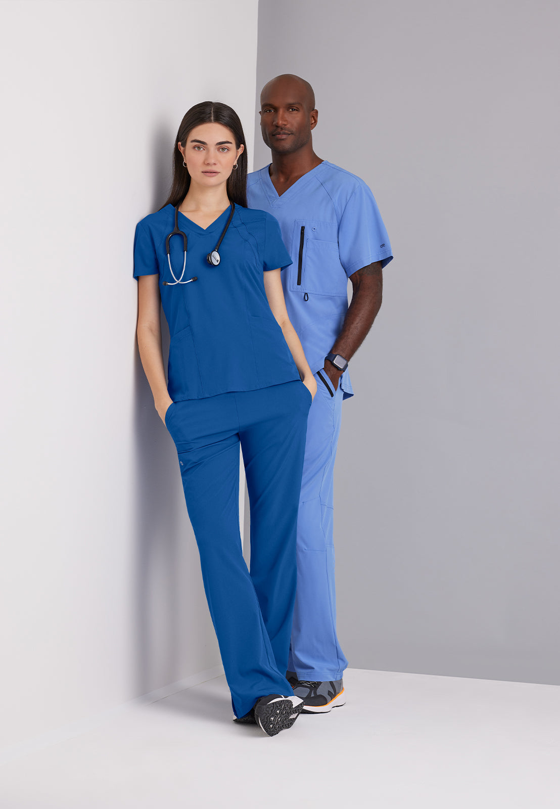 Women's V-Neck Racer Scrub Top