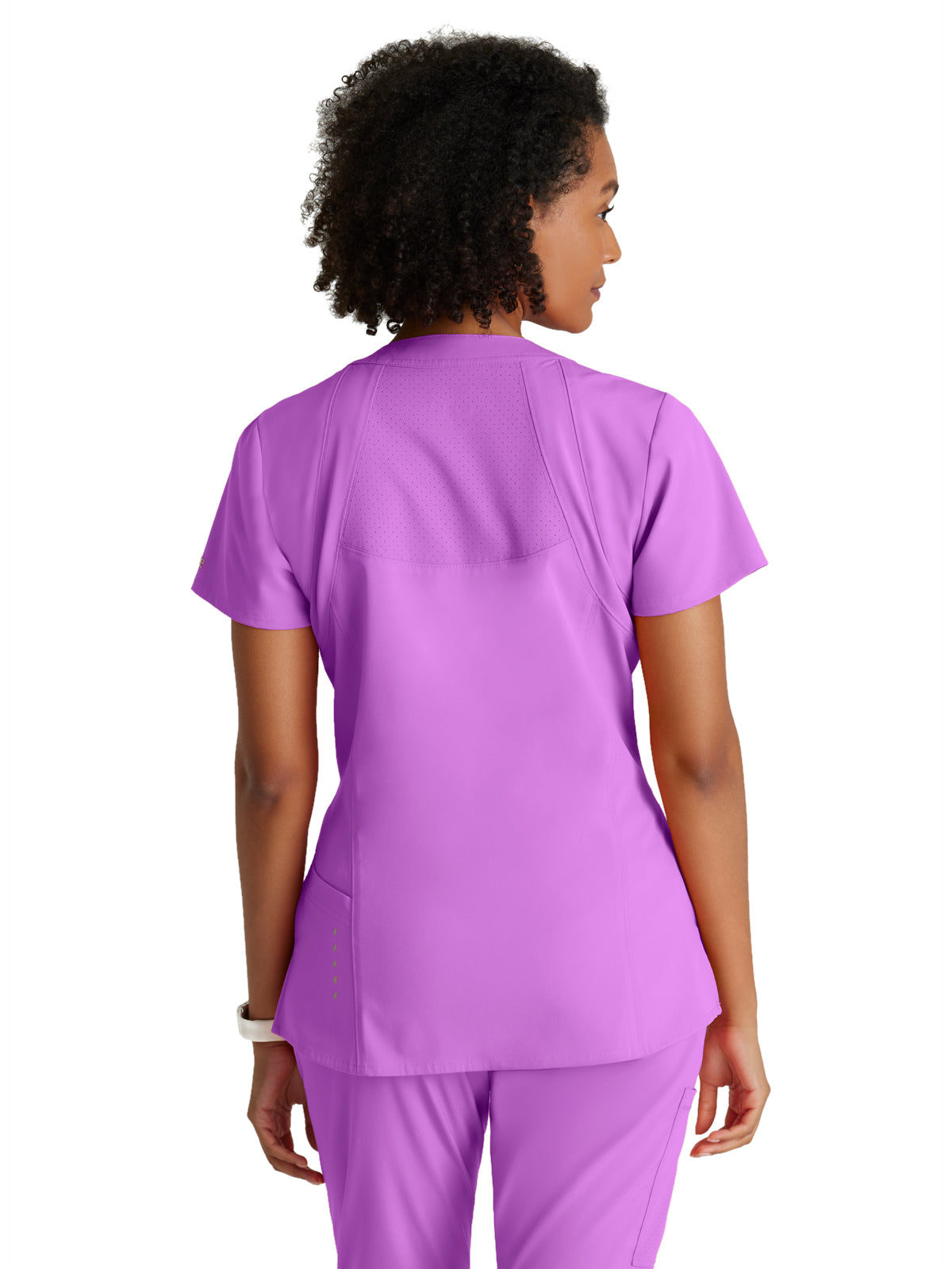 Women's V-Neck Racer Scrub Top