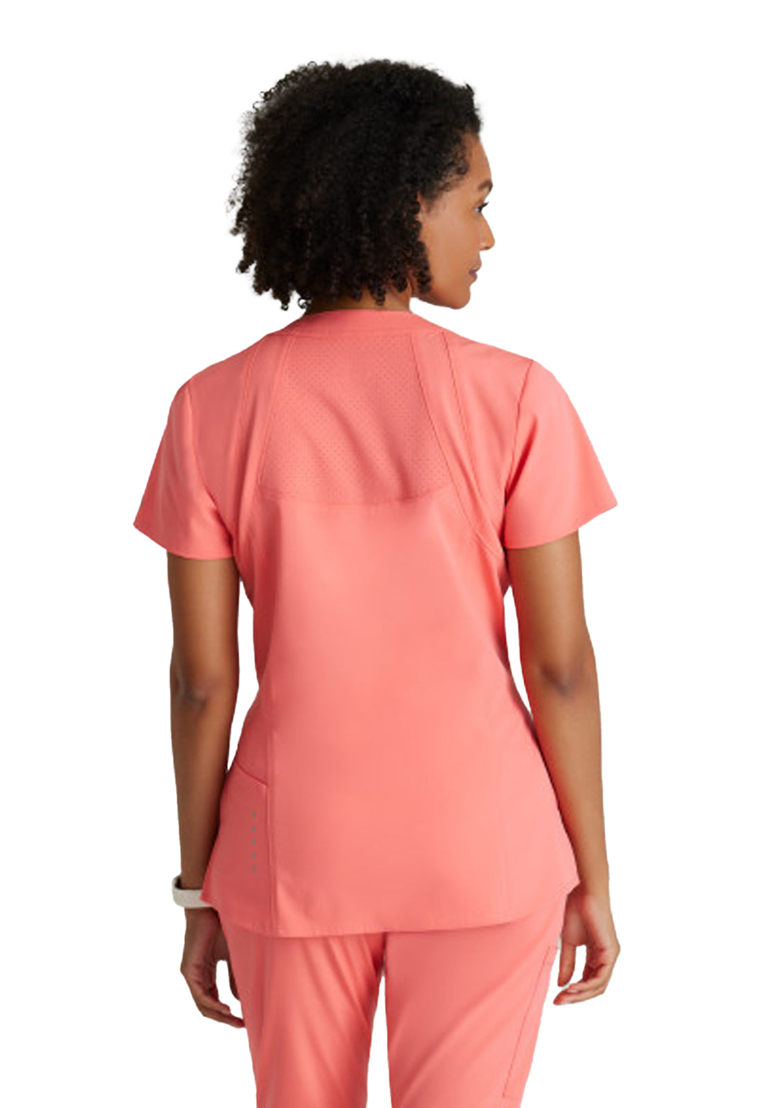 Women's V-Neck Racer Scrub Top