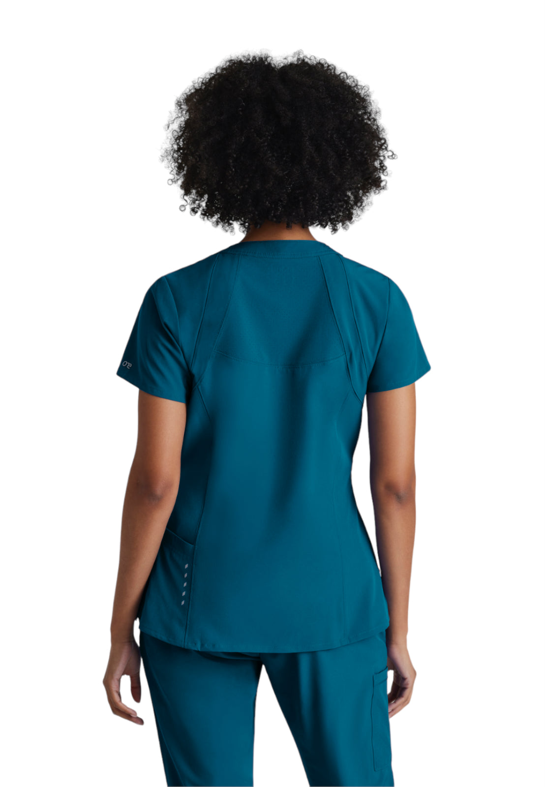 Women's V-Neck Racer Scrub Top