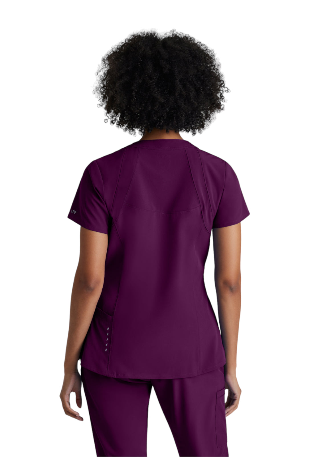 Women's V-Neck Racer Scrub Top