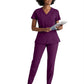 Women's V-Neck Racer Scrub Top