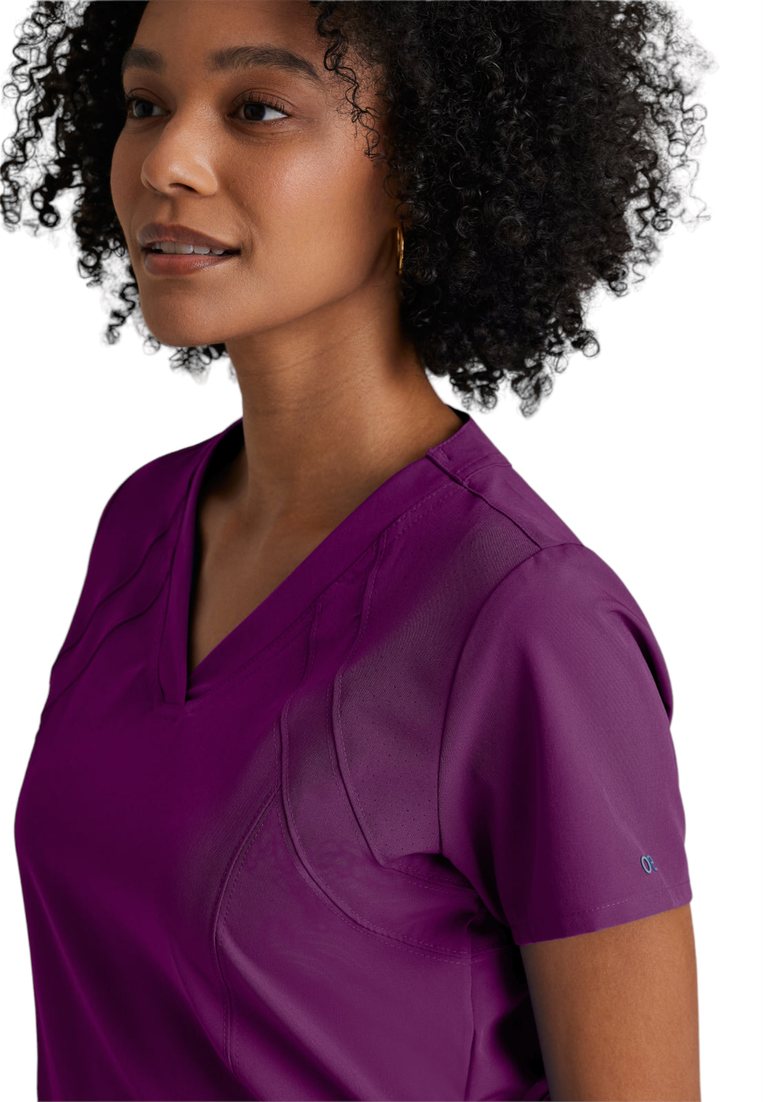 Women's V-Neck Racer Scrub Top