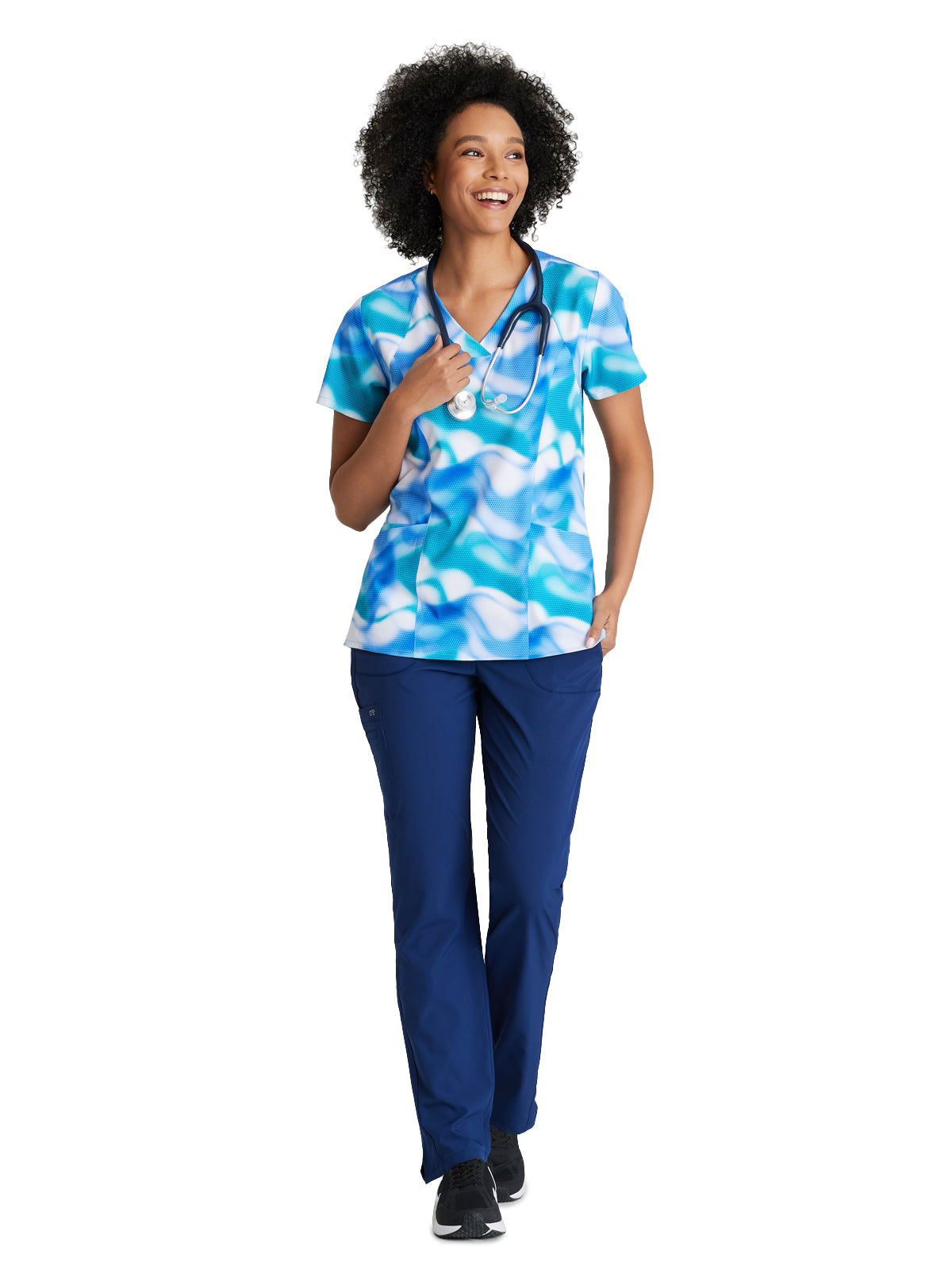 Women's V-Neck Thrive Scrub Top