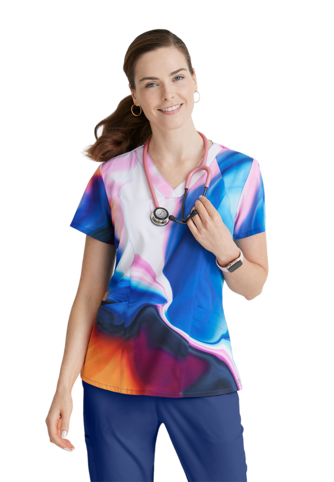 Women's V-Neck Thrive Scrub Top