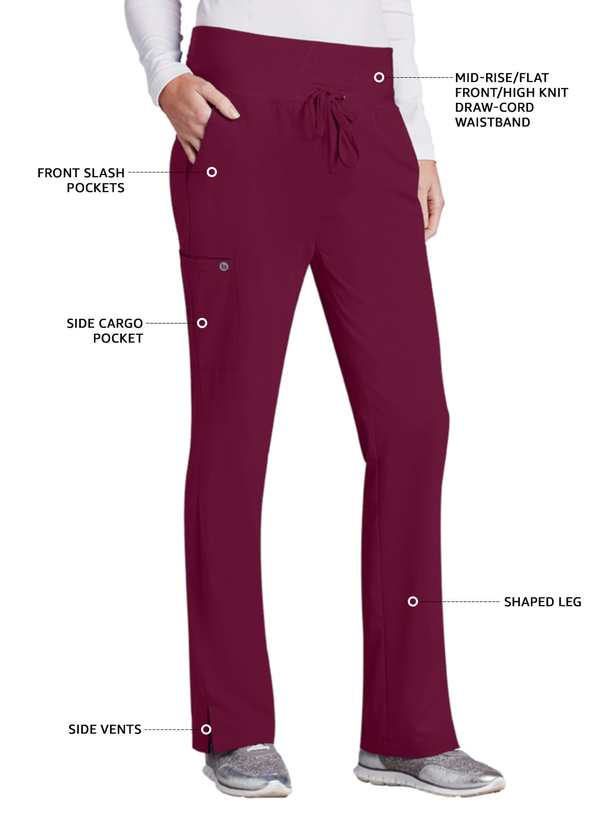 Women's Cargo Pocket Stride Scrub Pant