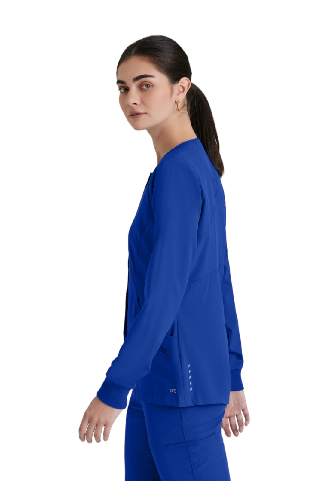 Women's Zipper Pocket Cadence Scrub Jacket