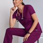 Women's V-Neck Aubrey Scrub Top