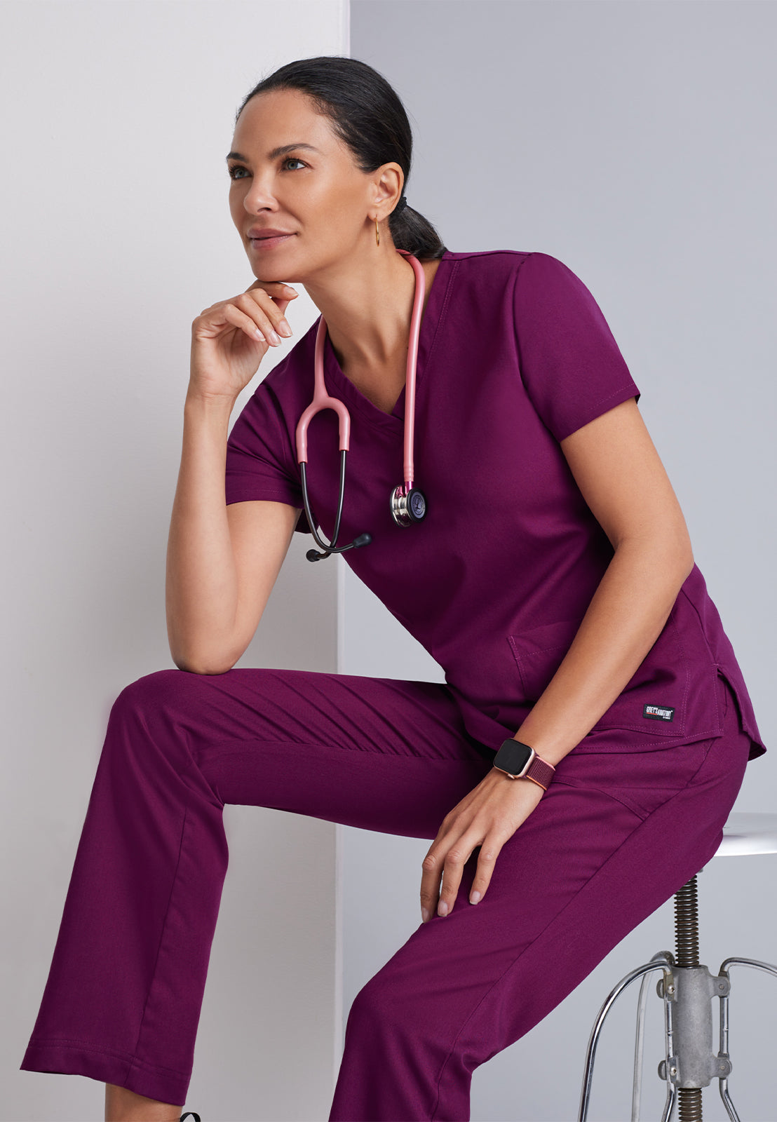 Women's V-Neck Aubrey Scrub Top