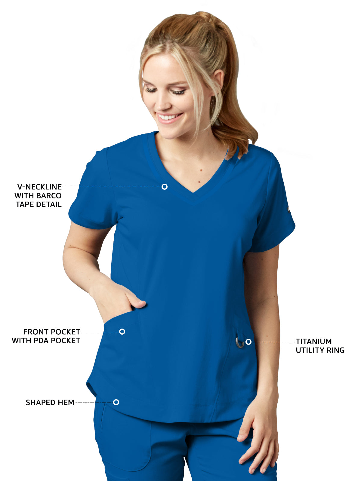 Women's V-Neck Harmony Scrub Top