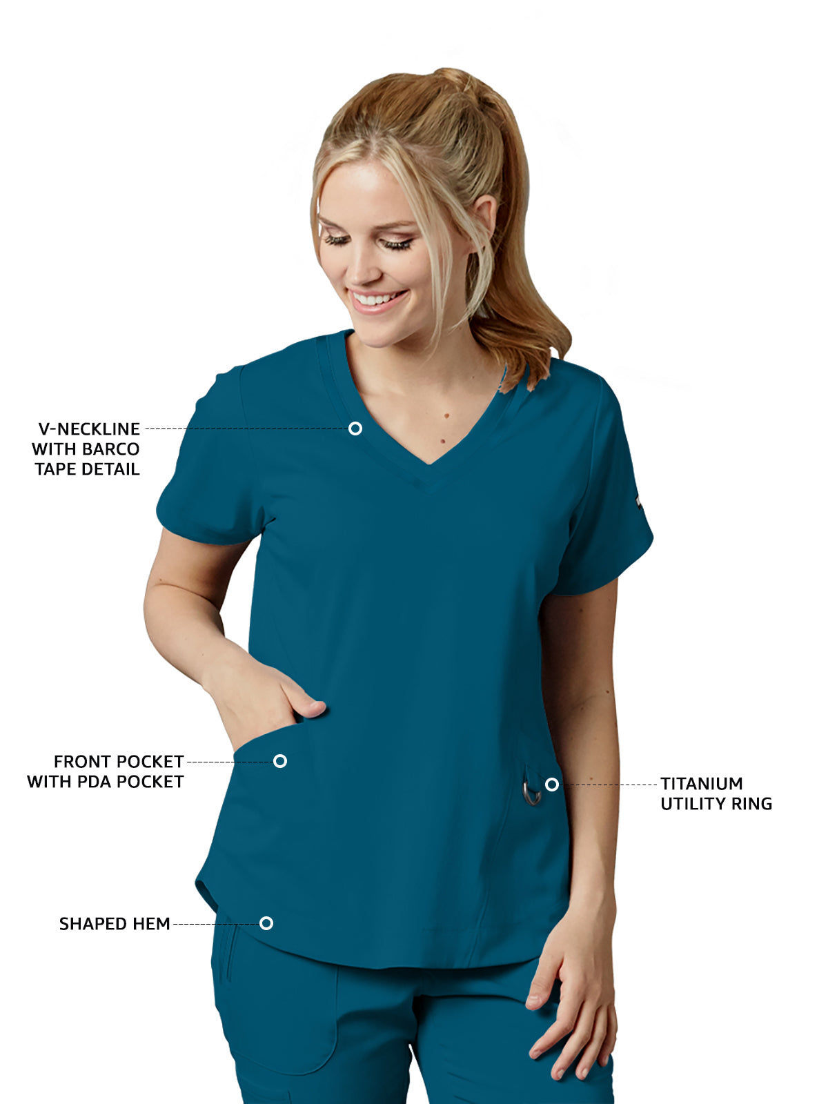 Women's V-Neck Harmony Scrub Top