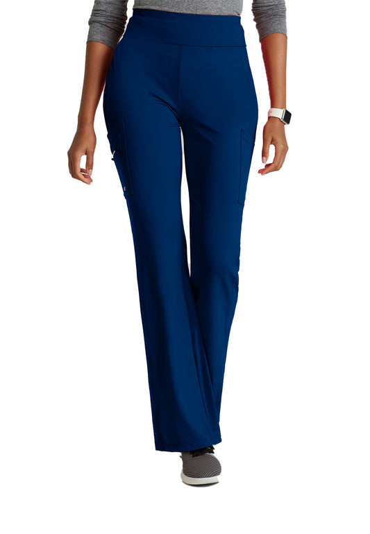 Women's 7 Pocket High-Rise Fit and Flare Scrub Pant