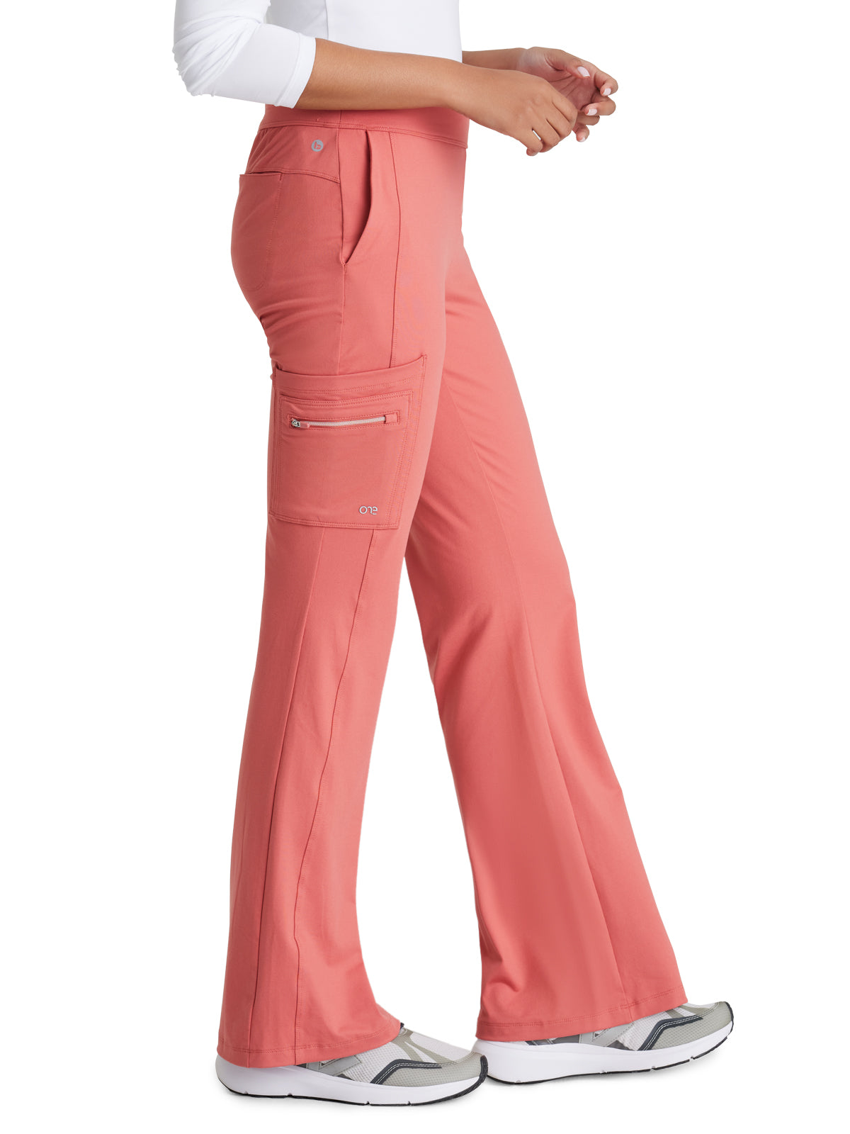 Women's 7 Pocket High-Rise Fit and Flare Scrub Pant