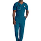 Men's Two-Pocket Ribbed V-Neck Velocity Scrub Top