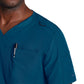 Men's Two-Pocket Ribbed V-Neck Velocity Scrub Top