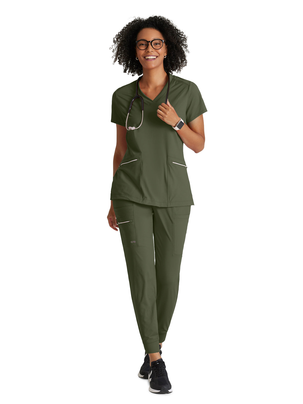 Women's 2 Pocket V-Neck Scrub Top