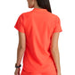 Women's 2 Pocket Banded Zip Collar Flux Scrub Top