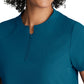 Women's 2 Pocket Banded Zip Collar Flux Scrub Top