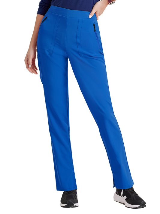 Women's Flat Front Waistband Scrub Pant