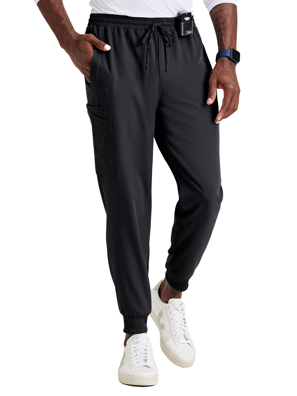 Men's Rib Cuff Jogger Style Scrub Pant