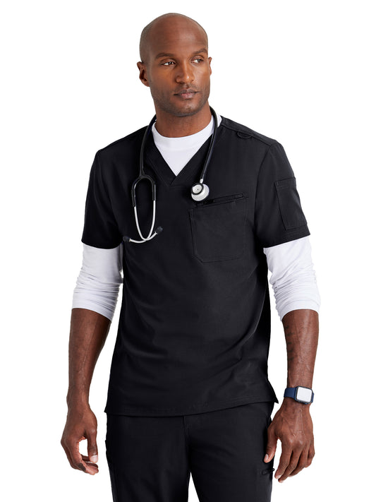 Men's Classic V-Neck Scrub Top