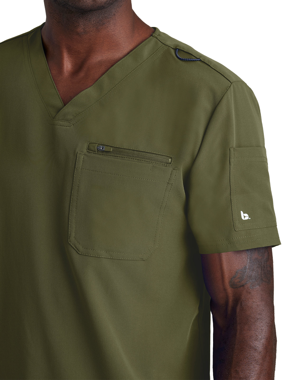 Men's Classic V-Neck Scrub Top