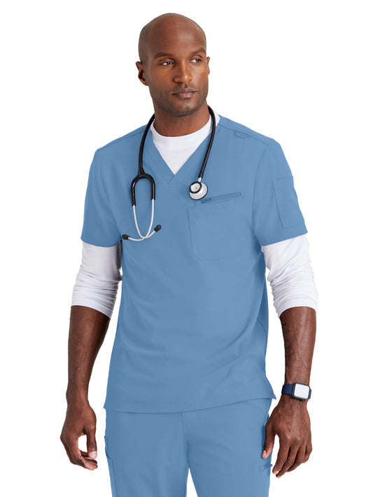 Men's Classic V-Neck Scrub Top