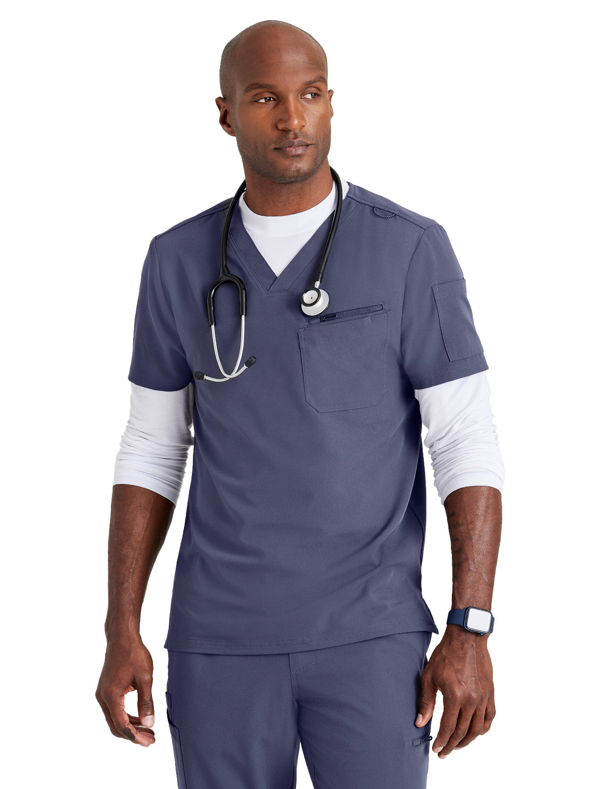 Men's Classic V-Neck Scrub Top