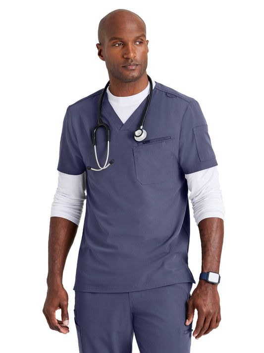 Men's Classic V-Neck Scrub Top