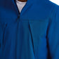 Men's Rib Trimmed Mock Neck Scrub Jacket