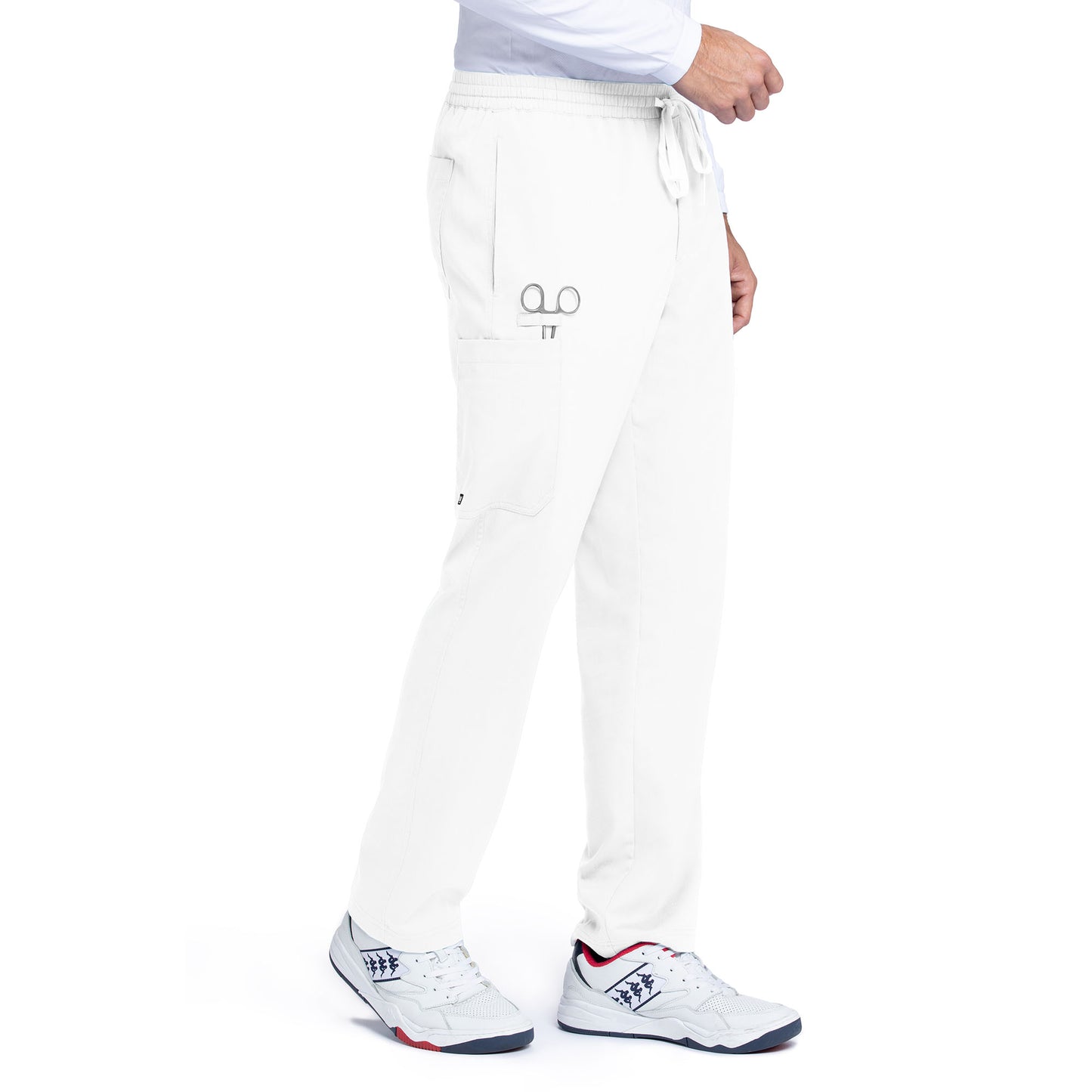 Men's Elastic Waistband With Contrast Drawcord Evan Scrub Pant