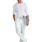 Men's Elastic Waistband With Contrast Drawcord Evan Scrub Pant