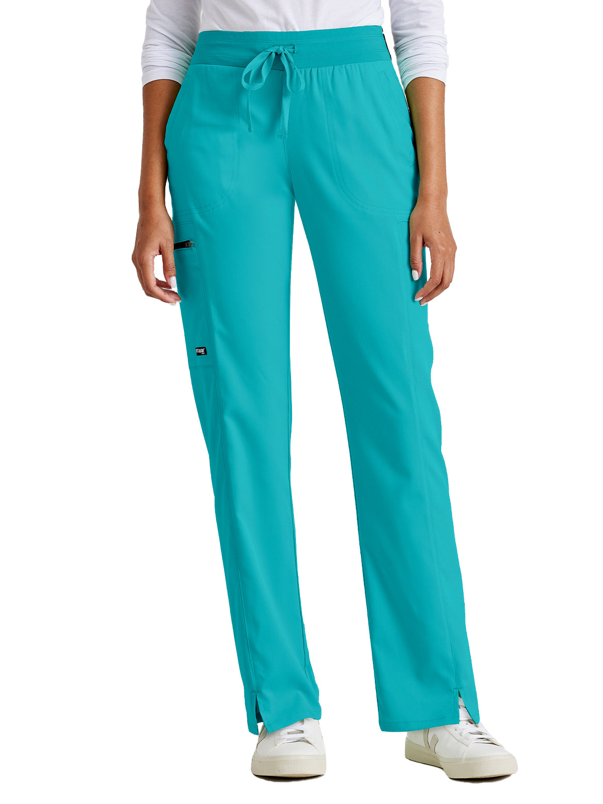 Women's Zip Cargo Pocket Kim Scrub Pant